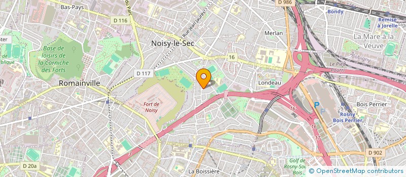 localisation de l'entreprise VALYOT à NOISY-LE-SEC