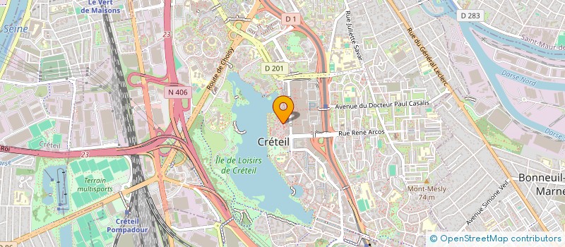 localisation de l'entreprise VALYPROD  CRETEIL