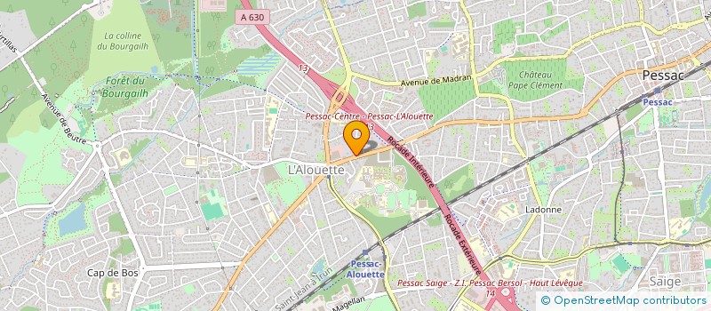 localisation de l'entreprise VALZA à BORDEAUX