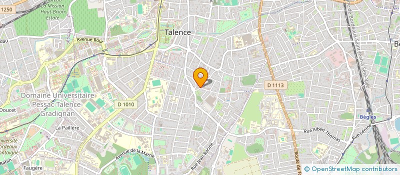 localisation de l'entreprise VAM  TALENCE