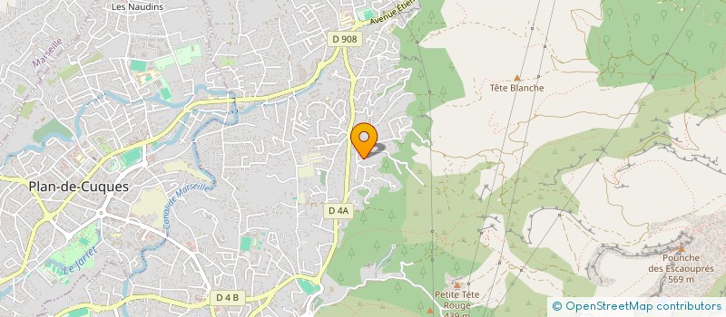 localisation de l'entreprise VAM  ALLAUCH