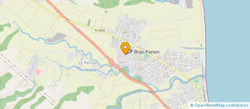 localisation de l'entreprise VAM INVEST  BRAS-PANON