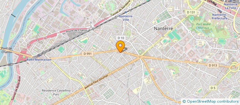 localisation de l'entreprise VAMA  NANTERRE