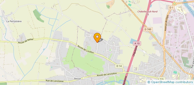 localisation de l'entreprise VAMA  CHATELLERAULT