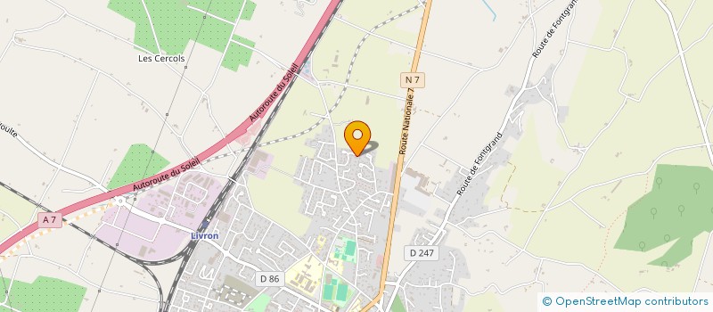 localisation de l'entreprise VAMAGAZELLE à LIVRON-SUR-DROME