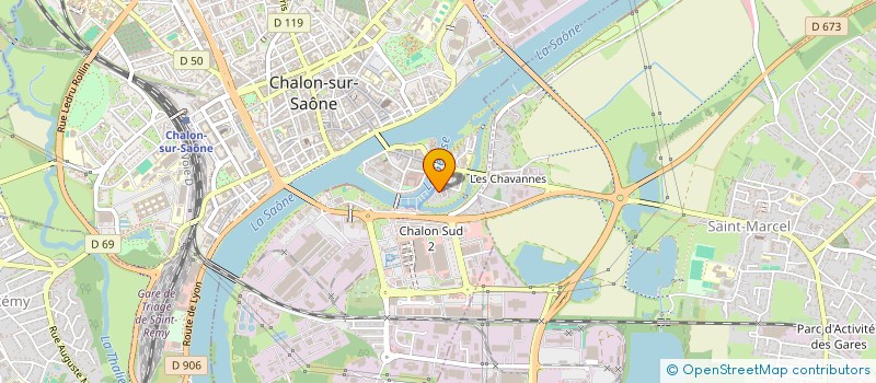 localisation de l'entreprise VAMALEMA à CHALON-SUR-SAONE