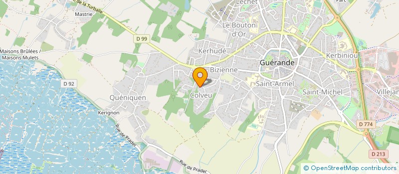 localisation de l'entreprise VAMARLUC  GUERANDE