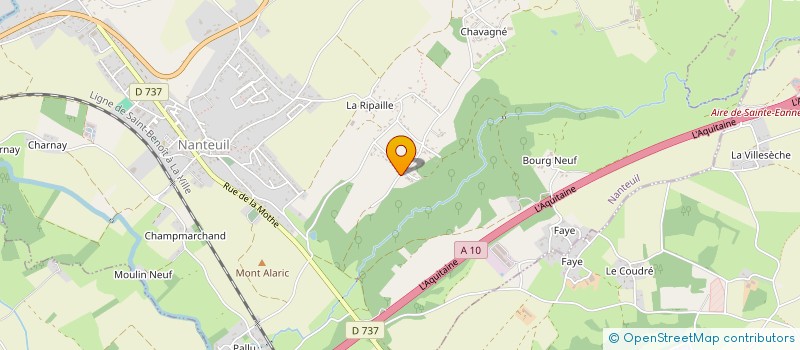 localisation de l'entreprise VAMASKIMM  NANTEUIL