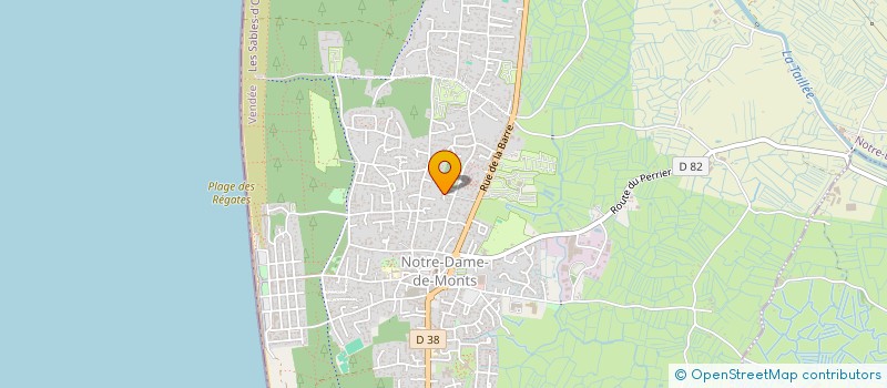 localisation de l'entreprise VAMAYA  NOTRE-DAME-DE-MONTS