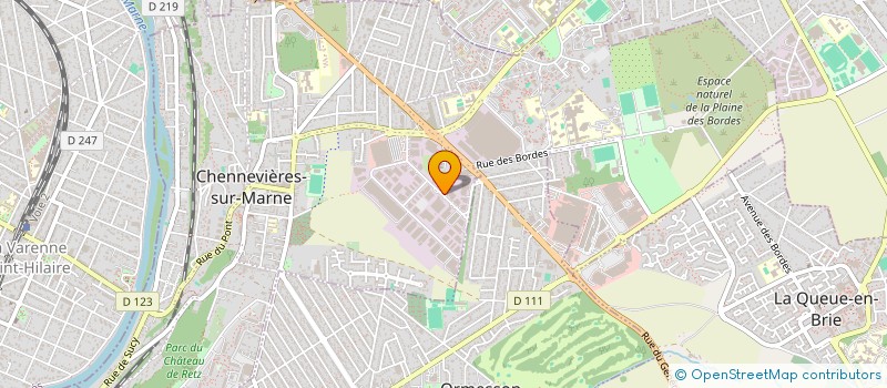 localisation de l'entreprise VAMC à CHENNEVIERES-SUR-MARNE