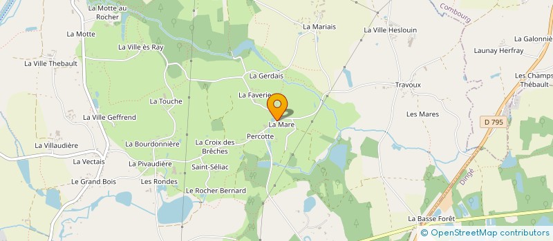 localisation de l'entreprise VAME  QUEBRIAC