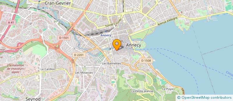 localisation de l'entreprise VAME à ANNECY