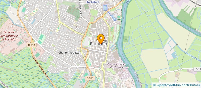 localisation de l'entreprise VAMELIOR  ROCHEFORT