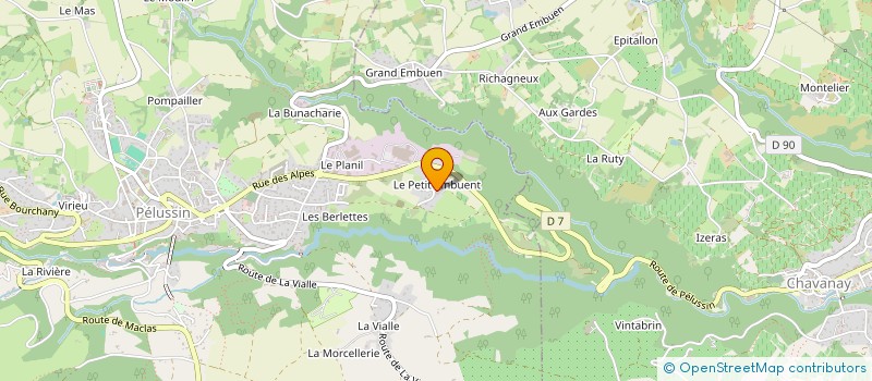 localisation de l'entreprise VAMIMMO  CHAVANAY