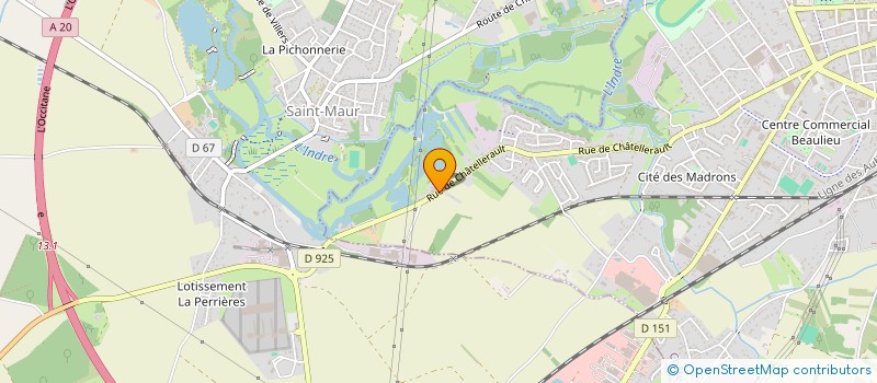 localisation de l'entreprise VAMINO  CHATEAUROUX