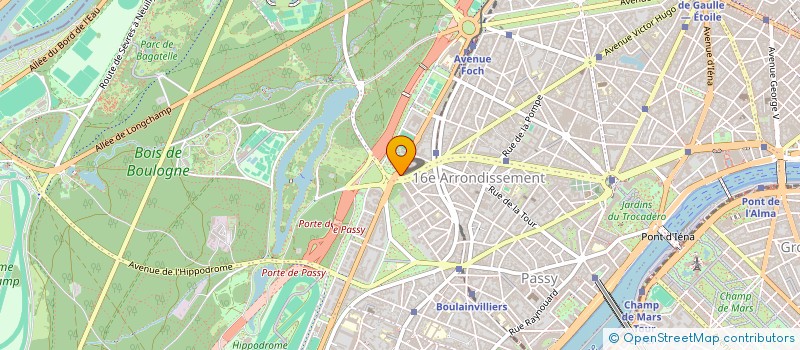 localisation de l'entreprise VAMIS  PARIS 16