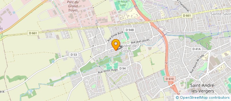 localisation de l'entreprise VAMN  LA RIVIERE-DE-CORPS