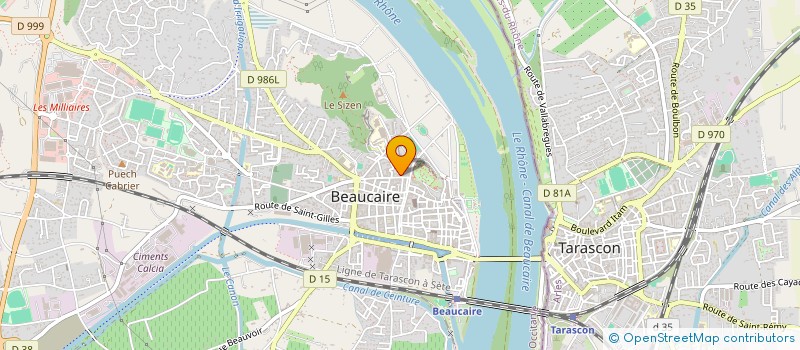 localisation de l'entreprise VAMO  BEAUCAIRE