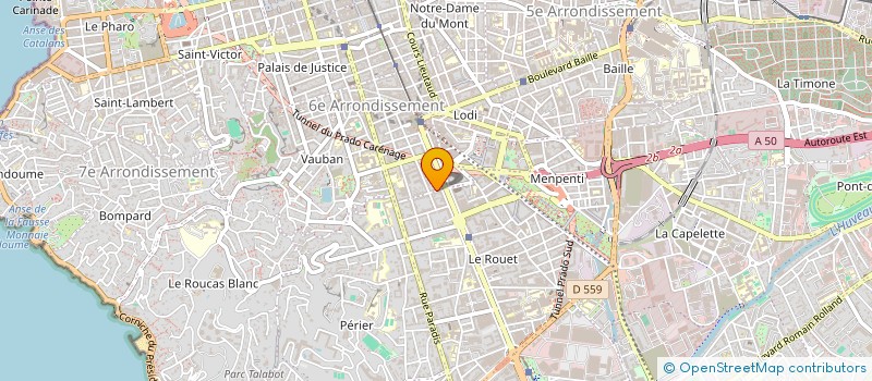 localisation de l'entreprise VAMOS à MARSEILLE