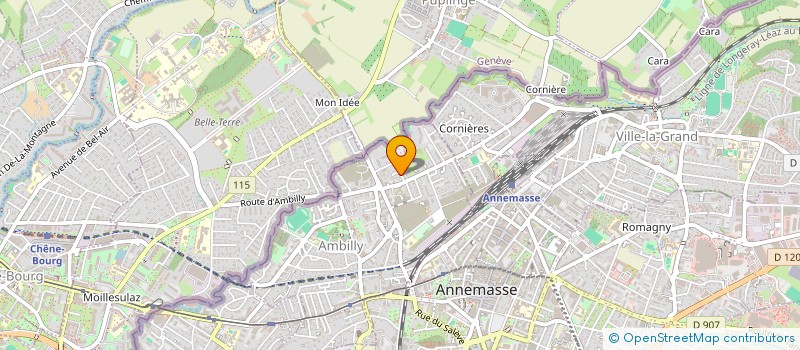 localisation de l'entreprise VAMOS  AMBILLY