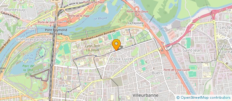 localisation de l'entreprise VAMOS  VILLEURBANNE