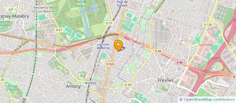 localisation de l'entreprise VAMOS à ANTONY