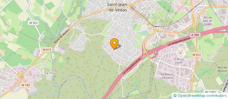 localisation de l'entreprise VAMOS  SAINT-JEAN-DE-VEDAS