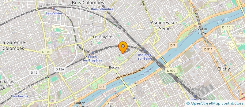 localisation de l'entreprise VAMOS à COURBEVOIE