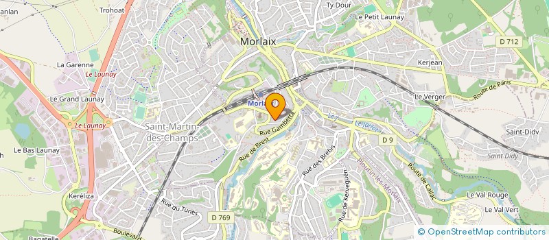 localisation de l'entreprise VAMOS MAGALI à MORLAIX