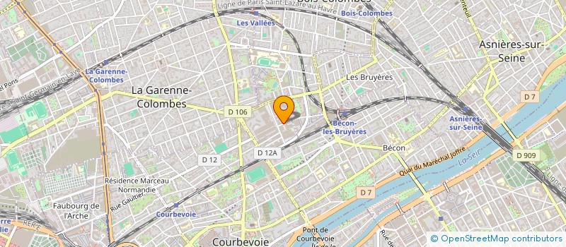localisation de l'entreprise VAMP à COURBEVOIE