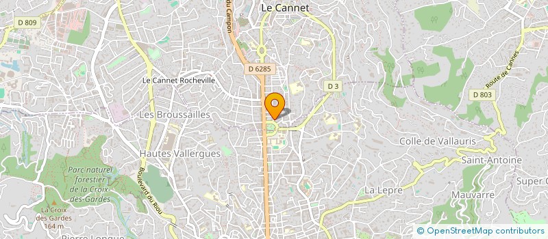 localisation de l'entreprise VAMPCOTE AZUR à LE CANNET