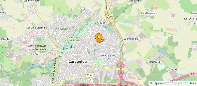 localisation de l'entreprise VAMS à CARQUEFOU