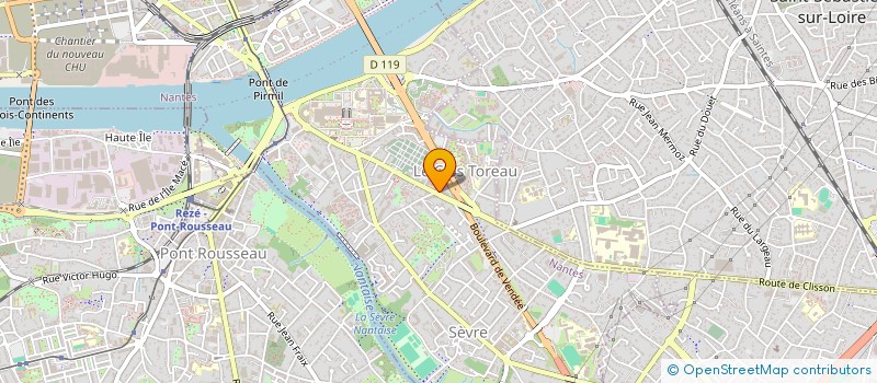 localisation de l'entreprise VAMYLU à NANTES
