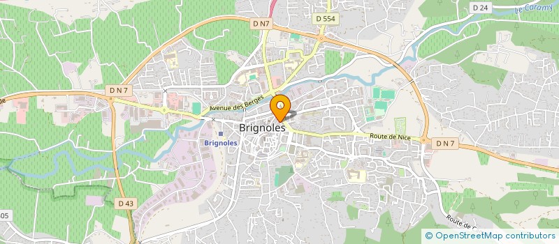 localisation de l'entreprise VAN à BRIGNOLES