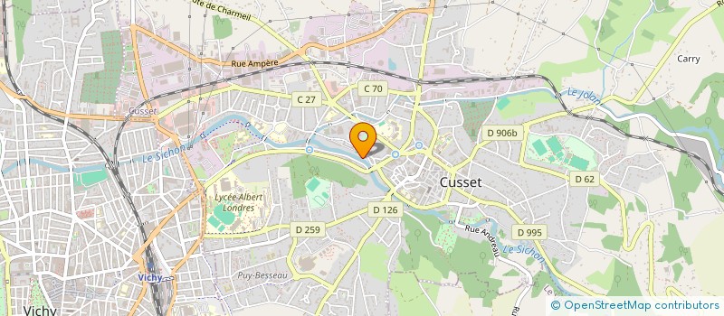 localisation de l'entreprise VAN à CUSSET