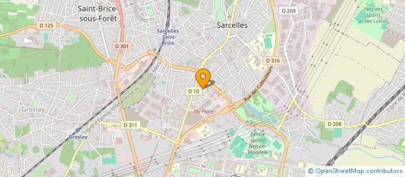 localisation de l'entreprise VAN à SARCELLES