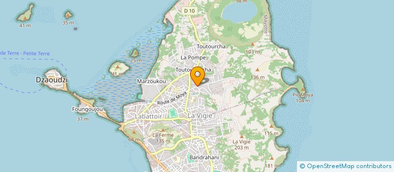 localisation de l'entreprise VAN à DZAOUDZI
