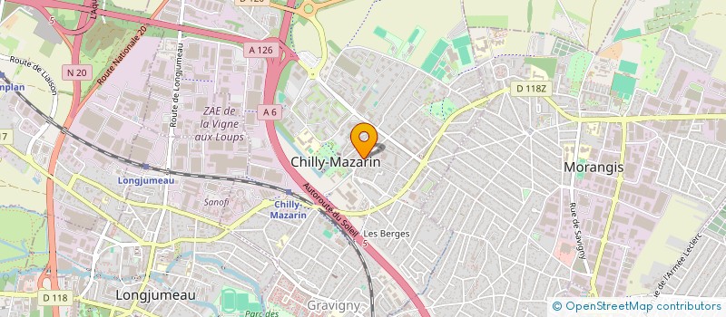 localisation de l'entreprise VAN ACKER SEL à CHILLY-MAZARIN