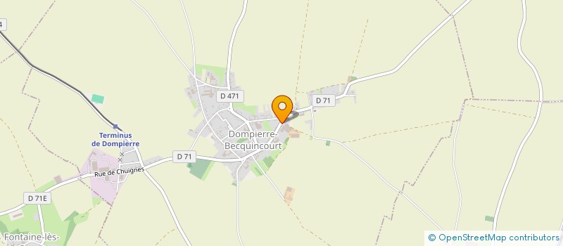 localisation de l'entreprise VAN AGRI  DOMPIERRE-BECQUINCOURT