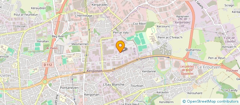 localisation de l'entreprise VAN AMENAGEMENT à BREST