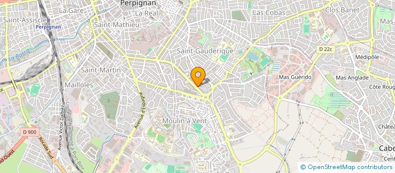 localisation de l'entreprise VAN AS  PERPIGNAN