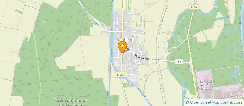 localisation de l'entreprise VAN BEAUTE ITINERANT L'EBBE'N  KUNHEIM