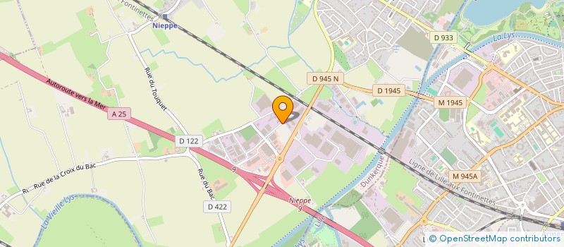 localisation de l'entreprise VAN BRUBRU  NIEPPE