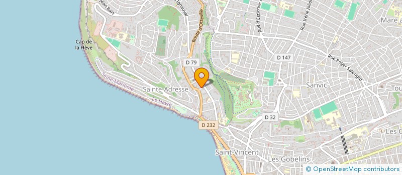 localisation de l'entreprise VAN CAENEGEM INVEST  SAINTE-ADRESSE