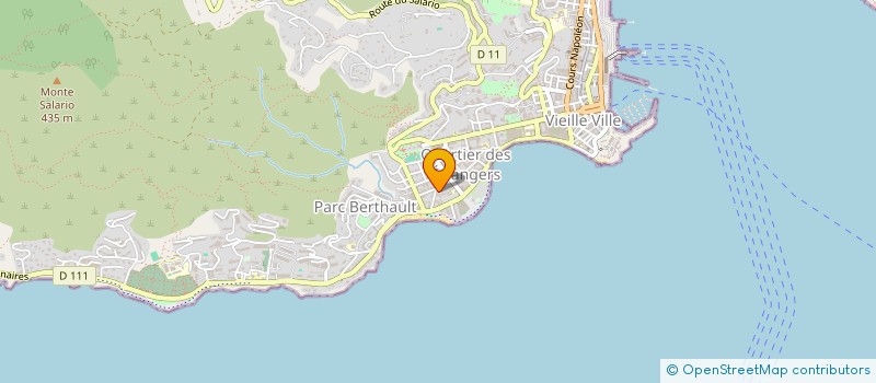 localisation de l'entreprise VAN CAPPEL DESIGN à AJACCIO