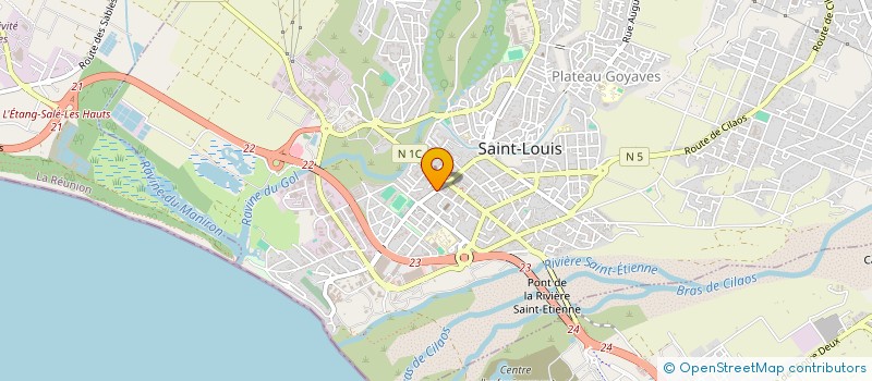 localisation de l'entreprise VAN'CREOLE à SAINT-LOUIS