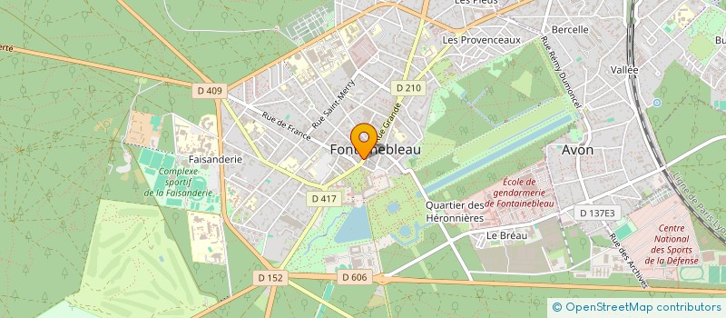 localisation de l'entreprise VAN DE CURTIS à FONTAINEBLEAU