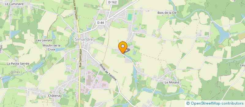 localisation de l'entreprise VAN DE WALLE FILS  SIMANDRE