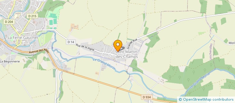 localisation de l'entreprise VAN DEN BUSSCHE  SAINT-MARTIN-DES-CHAMPS