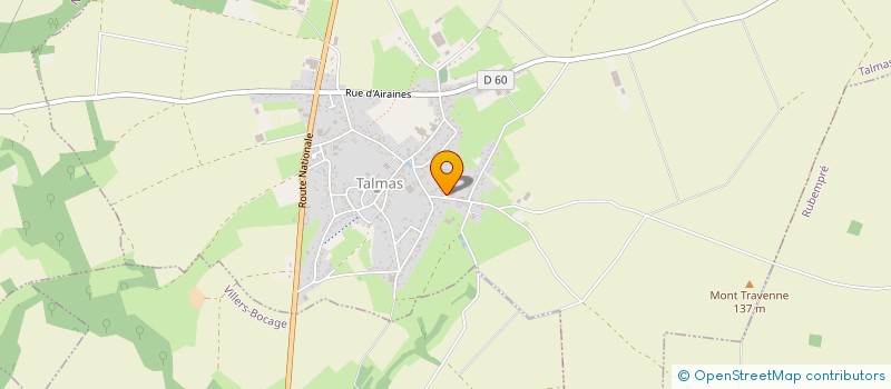 localisation de l'entreprise VAN DEN EYNDE à TALMAS